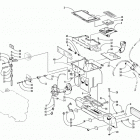 PANTHER 440 Carburetor, fuel pump, and air silencer assembly