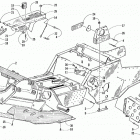 BEARCAT 340 Передняя рама, подножки и защитный кожух