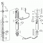 ZR 440 SNO-PRO Rear suspension - front arm shock absorber