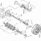 POWDER SPECIAL 700 Вал приводной трака и тормоза