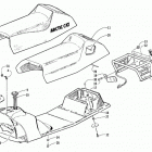 THUNDERCAT MC Топливный бак ,сиденье и задний фонарь