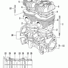 Jag 340 DLX Картер и блок цилиндр