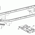 Jag 340 DLX Рельс скольжения и гусеница