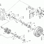 JAG Вал приводной трака и тормоза