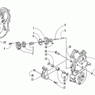 Jag 340 DLX Dropcase chain tension assembly