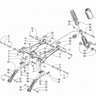 Z 440 SNO-PRO Rear suspension - front arm assembly