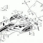 ZR 600 LE - GREEN Капот и ветровое стекло