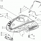 PANTHER 550 Капот и ветровое стекло