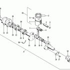 Jag 340 DLX Поршень и коленчатый вал
