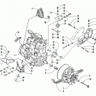 ZL 500 EFI Опора двигателя и вариатор