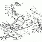 ZR 500 (2ND RUN) Передняя рама и подножки
