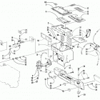 Z 440 Carburetor, fuel pump, and air silencer assembly