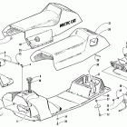 ZR 500 Топливный бак ,сиденье и задний фонарь