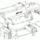 BEARCAT 340 Бензобак и сиденье в  сборе