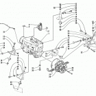 Z 440 Опора двигателя и вариатор