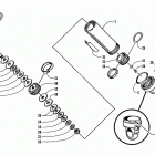 ZRT 600 Rear suspension front arm shock absorber (1604-379...