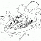 EXT 600 TRIPLE Капот и ветровое стекло