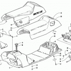 ZR 500 (2ND RUN) Топливный бак ,сиденье и задний фонарь