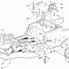 EXT 600 TRIPLE Передняя рама и подножки