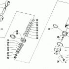ZR 440 SNO-PRO Rear suspension - rear arm shock absorber