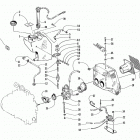 PANTHER 550 Карбюратор, топливный насос, масляный бак, и глуши...