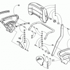 EXT 600 TOUR Задняя спинка сидения