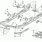 ZR 440 SNO-PRO Рельс скольжения и гусеница