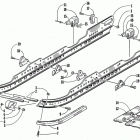 POWDER SPECIAL 600 EFI LE Рельс скольжения и гусеница