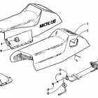 ZR 600 EFI LE (BLACK) Seat and taillight assembly