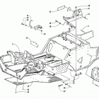 EXT EFI DLX Передняя рама и подножки