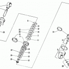 ZR 440 Rear suspension - rear arm shock absorber