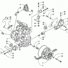 ZR 600 (JANUARY) Опора двигателя и вариатор