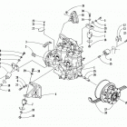 COUGAR Опора двигателя и вариатор