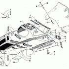 POWDER SPECIAL 600 EFI LE Капот и ветровое стекло