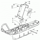 EXT 580 EFI Лыжа