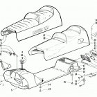 PANTHER 340 Gas tank, seat and taillight assembly