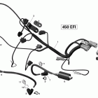DS 450EFI STD Жгут проводов и электрический блок