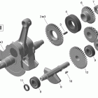 DS 450EFI STD 01- crankshaft