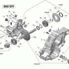 Outlander MAX 650EFI STD,  XT & XT-P 01- gear box output shaft