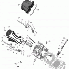 Outlander STD, XT, 1000 EFI Головка цилиндров