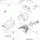 Outlander Max STD, XT, 400 EFI Сиденье