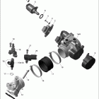 Outlander Max STD, XT, 400 EFI Коллектор воздухозаборника и корпус дросселя