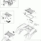 Outlander MAX 800REFI LTD Передние и задние поддоны
