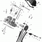 Outlander STD, XT, 800R EFI Головка цилиндров задняя часть