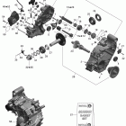 Outlander STD, XT, 1000 EFI 05- gear box 1
