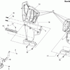 DS 250 NA, CE & INT 09- front bumper and footrests north america, inte...