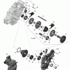 Outlander STD, XT, 1000 EFI 05- gear box 2