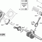 Outlander MAX 800REFI LTD Коленвал,поршень и цилиндр