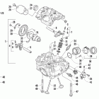 700 Mud Pro Головка цилиндров и распределительный вал