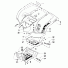 TRV 700 Cruiser Заднее крыло и подножки